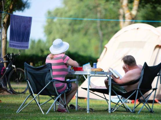 Kampeerplaats voor Fietsers - Plaats + 1 Persoon
