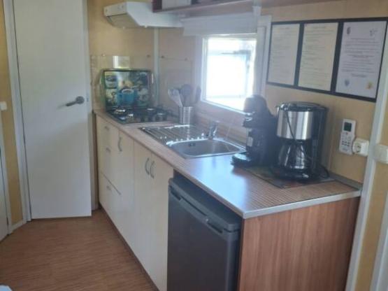 MOBIL HOME Comfort met airconditioning - 2 kamers - 24m² / Palmbomen en olijfbomen
