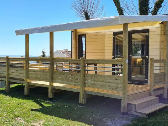 Stacaravan 2 slaapkamers 33m²