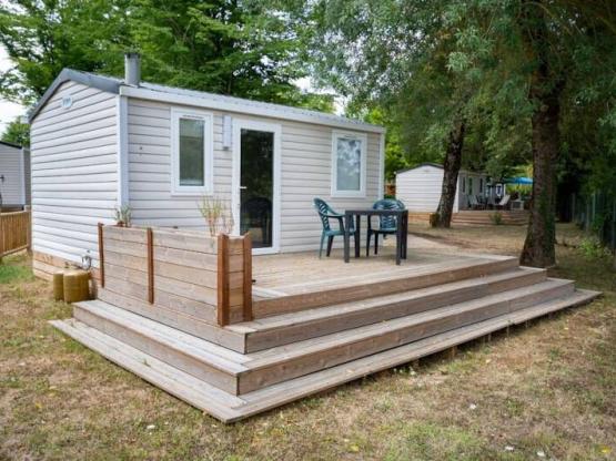 Stacaravan 2 personen 22 m2 - 1 slaapkamers - 1 badkamer toilet