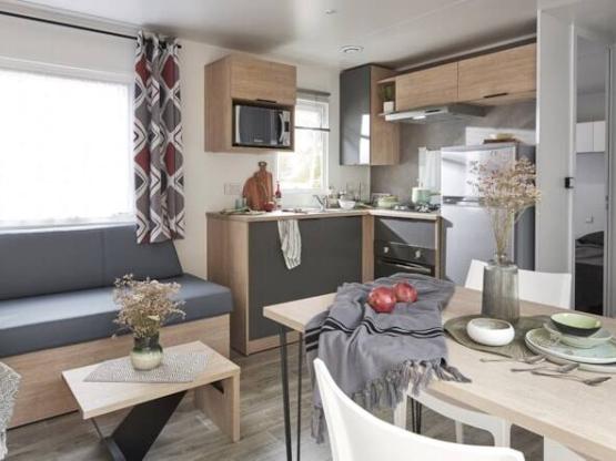 Stacaravan Confort - 3 slaapkamers - Clim -  TV - 33m²