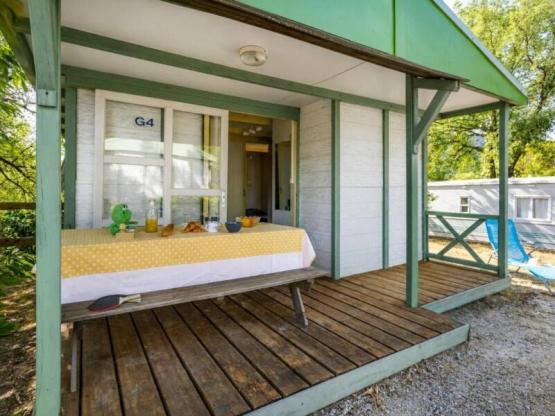 Chalet GECKO Standard 20m² (2 slaapkamers) + overdekt terras 7m²