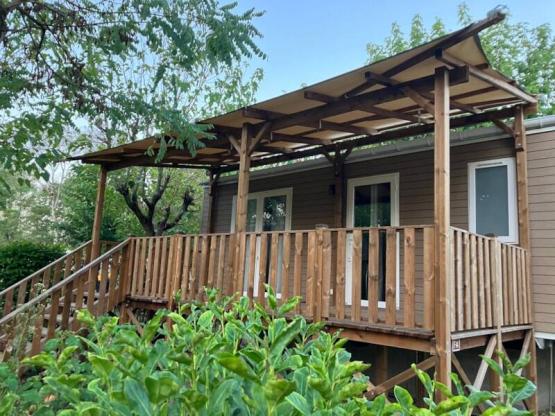 Stacaravan met airco - 28m² - 2 slaapkamers