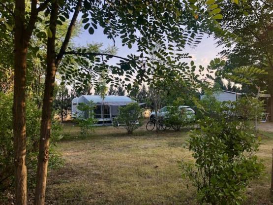 06 Standplaats XXL (+200m²)  auto + Elektriciteit 6A