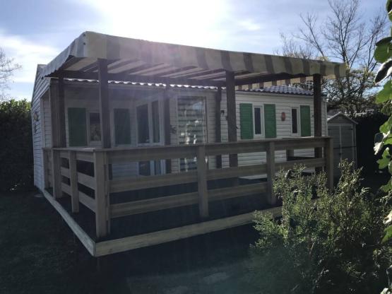 M11 Mobilhome 2 habitaciones + terraza cubierta 14m²