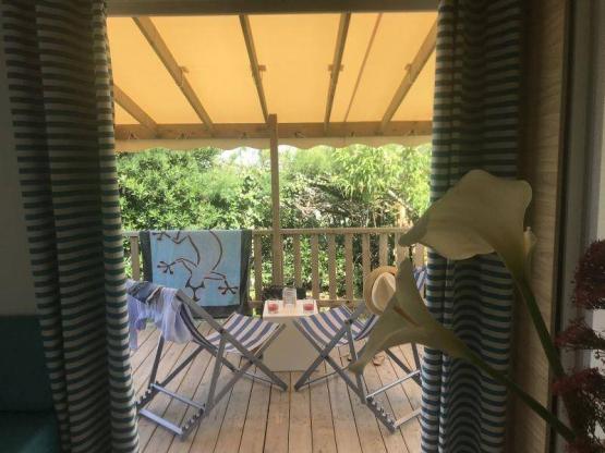 Stacaravan met airconditioning Caraïbes