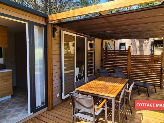 Cottage MAGNOLIA + jacuzzi 32m² (2 slaapkamers)