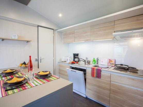 Familienmobilheim mit Klimaanlage- 34m2 - 3 Schlafzimmer