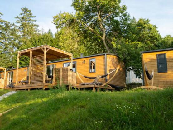 Stacaravan Sunelia Luxe 33m² 3 slaapkamers - airconditioning