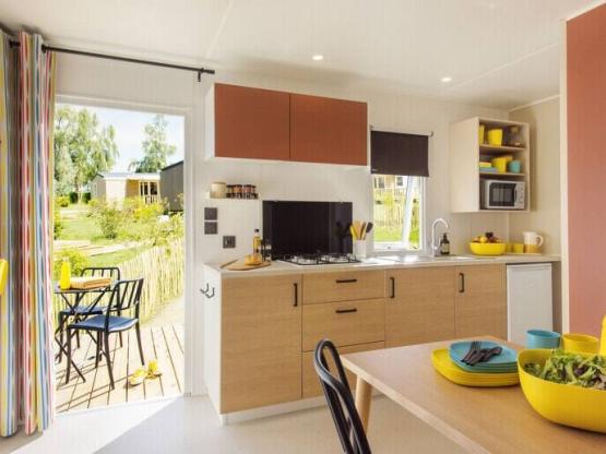 Stacaravan Confort Plus 28 m² - airconditioned