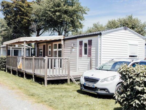 Stacaravan Confort Plus - 2 slaapkamers - Kleedkamer -