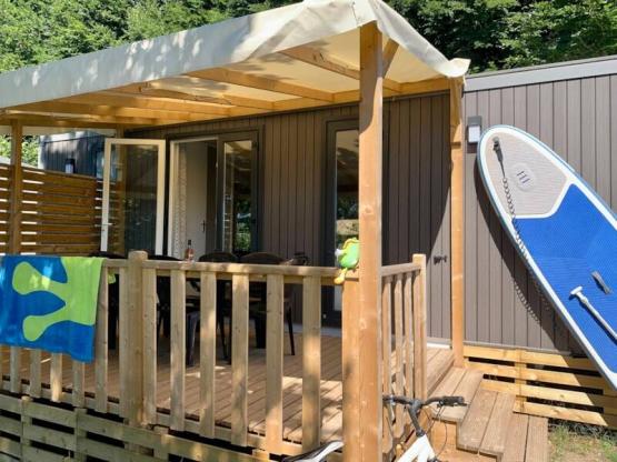 Cottage FAMILY "LAKE VIEW" (overdekt terras optie klim TV) nieuw in 2022