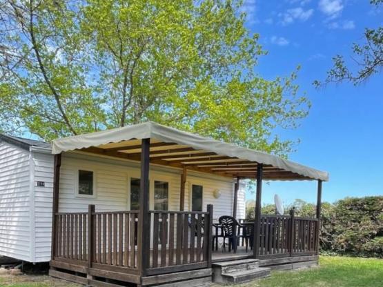 Stacaravan Eco Nature - 25m² - 2 slaapkamers - terras -