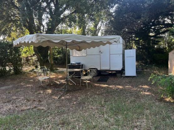 De camper van de baas.