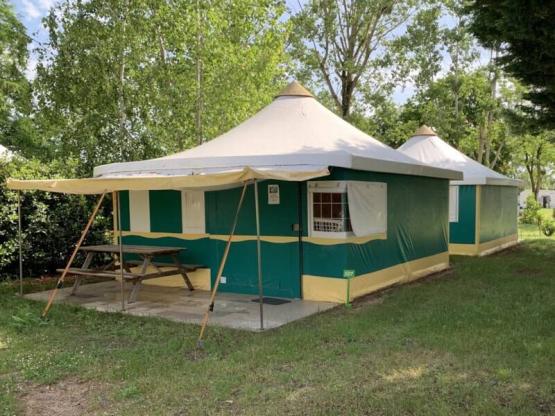 Bungalowtent VINTAGE 2 Slaapkamers zonder sanitair