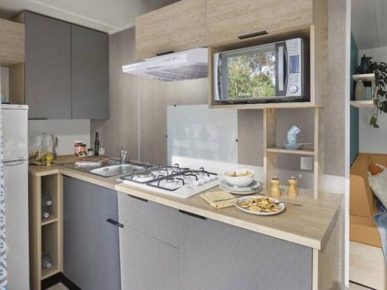 Stacaravan 3 slaapkamers Familia