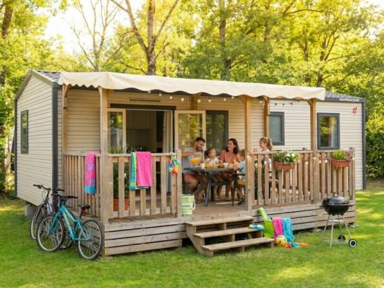 Stacaravan 3 slaapkamers Familia