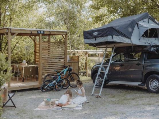 Kampeerplaats met Privé Sanitair Luxe