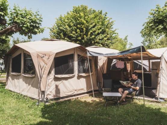 Comfortabele canvas tent