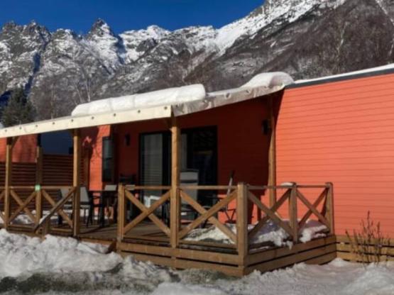 Winterstacaravan Romanche