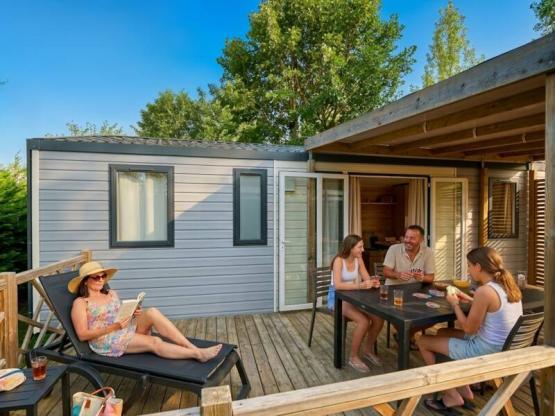 Mobil-Home Modulo - 3 slaapkamers met airconditioning en televisie