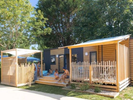 stacaravan 3 slaapkamers (33m²) met spa