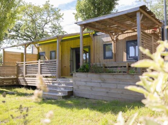 Mobilheime Privilège 4 Zimmer Halbüberdachte Terrasse