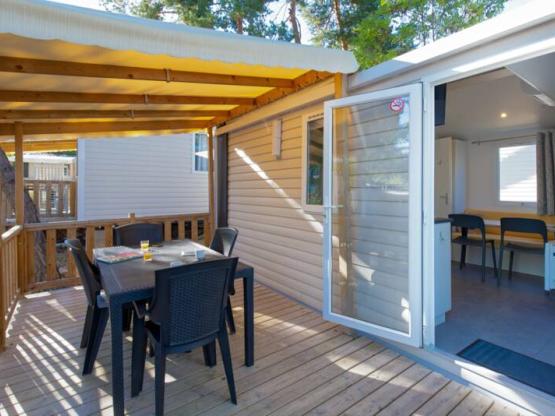 Stacaravan Cezanne  24m² Luchtverfrissend/ 2 slaapkamers - Terras 15m2