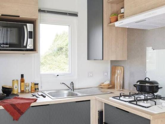 Stacaravan 2 slaapkamers Terra