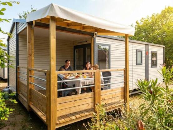 Stacaravan 3 slaapkamers Cota