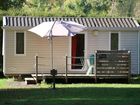 Mobilheim 27m² - 2 Zimmer - Terrasse 8m² -