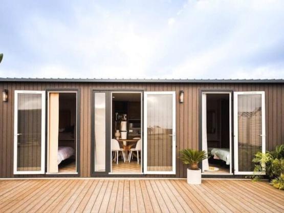 Stacaravan Groot comfort Hôtelier 2 Slaapkamers