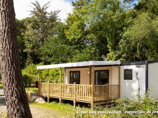 Premium Stacaravan 32m² - 3 slaapkamers + TV + Terras + Vaatwasser