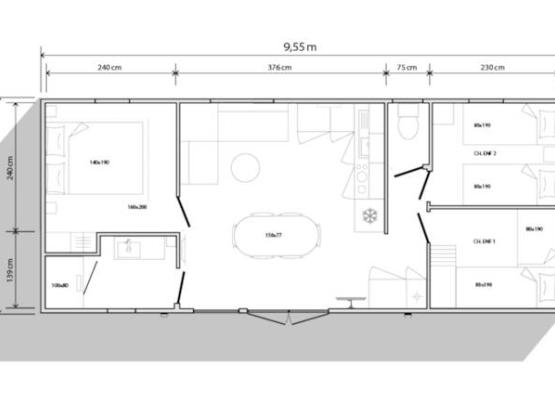 Lodge XXL 3 Chambres