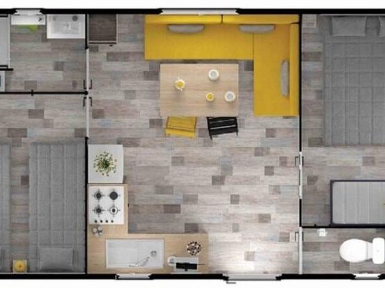 Stacaravan 2 slaapkamers Riviera