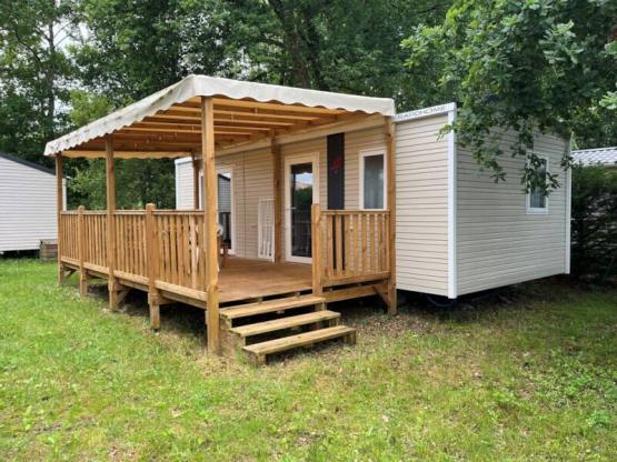 Mobilhome met airconditioning, 2 slaapkamers