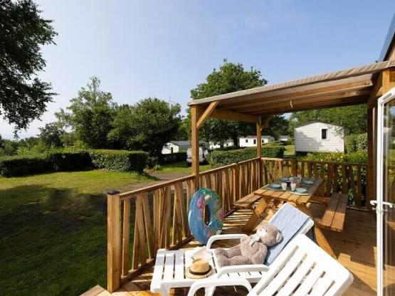 Stacaravan Privilege 2 slaapkamers - TV - 27m²