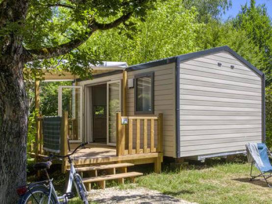 Stacaravan Bahia Compact 20m² - 1 (slaap)kamer - overdekt terras 11m² - TV