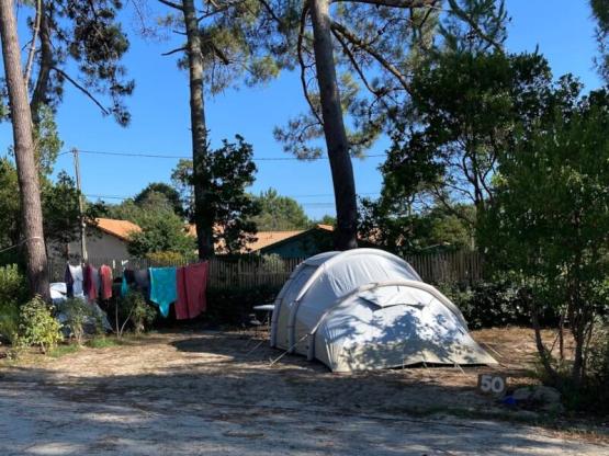 Standplaats : auto + elektriciteit  (Gereserveerd voor lichte voertuigen)