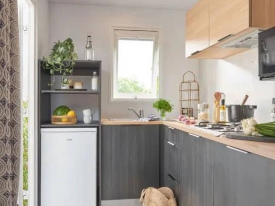 Stacaravan met 2 slaapkamers Premium