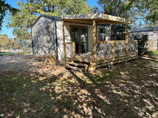 1-slaapkamer stacaravan PREMIUM voor 2 personen (+2 mogelijk als extra bed)