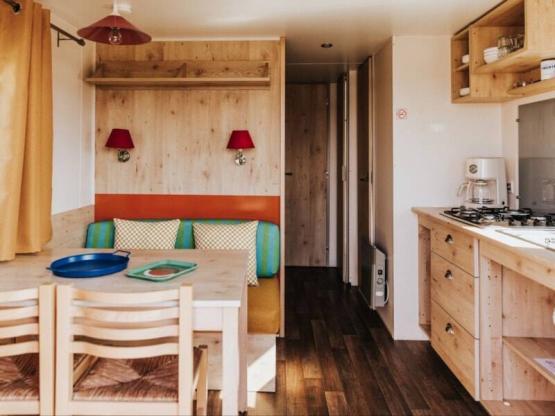 Stacaravan confort - 2 slaapkamers