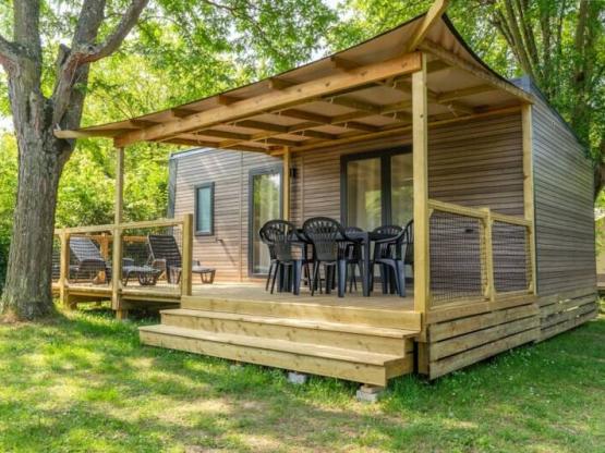 COTTAGE Premium 29m² 2 slaapkamers + TV + Vaatwasser + airconditioning + plancha + XL terras
