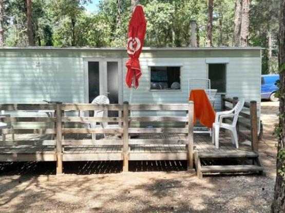 Kleine standaard stacaravan