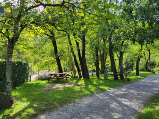 kampeerplaats met rivierzicht en speeltuin (nr. 68 t/m 72)