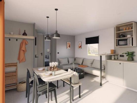 Stacaravan "Les Valleuses" Sunelia Prestige 4 slaapkamers 3 badkamers 8 pers