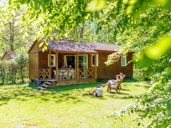 Chalet Confort 35m² (3 slaapkamers) + overdekt terras 11m²