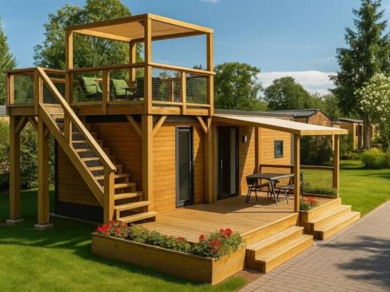 Mobil home Prestige Plus avec Rooftop - 3 Chambres - 32m² 6pers.