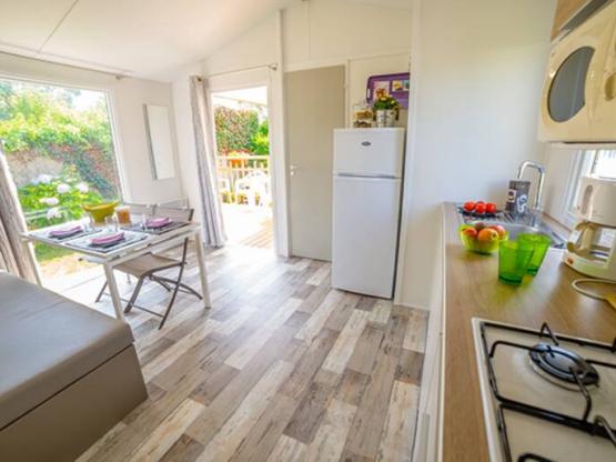 Stacaravan Confort - 30m² - 2 Slaapkamers - airconditioning