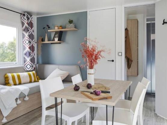 Mobil-home Confort  - 2 chambres - Climatisation - TV - 29m²